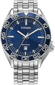 [CITIZEN] Blue Dial Eco-Drive Stainless Steel Dress Men's Watch (AW1770-53L)
