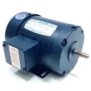 100905.00 Leeson 1/2 HP Electric Motor, 3450 RPM, 208-230V, FR: J48