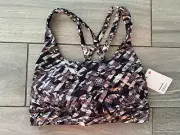 LULULEMON ENERGY BRA, KDPM - KALEIDOSCOPIC PINK MULTI, NWT, 2