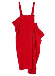 [Y's] Square Shoulder Strap Dress