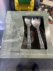 Wilton Armetale Pewter William Mary 3 piece set Bowl & Servingware