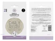 Daily Concepts 2 pieces Daily Reusable Cotton Rounds,NEW PACK