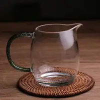 在飛比找ETMall東森購物網優惠-臺灣禾器玻璃公道杯加厚茶杯透明茶海和器高端公杯功夫茶具分茶器