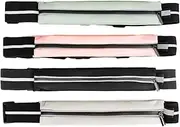 SENTU Running Bag Waistband Belt Pack Phone Holder, Jogging, Bum Bag, Running Gear Gift Accessories, Waterproof Adjustable Pouch, Pink, Grey, Green, Black, Gym, Cycling, Hiking, Travel Outdoor (Black)