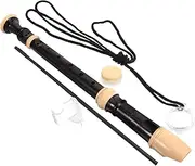 ERINGOGO 1 Set 8 Plastic Recorder for Beginner Soprano Flute with Carrying Bag for School Performances Easy Wind Instrument for All Ages