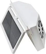FELTECHELECTR Car Solar Powered Fan Air Exhaust Fan for Cars Energy Saving Solar Cooler for Reducing Pet Odors and Hot Air Easy Installation Compatible with Vehicles
