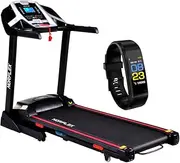 NORFLEX Auto Incline 450mm Belt Treadmill | Electric Treadmill with Flex-Grip Belt, Hi-Fi Speaker | LED Display, USB Connection & Ultra Modern Feature