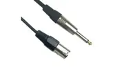 ACL 6.35mm 1/4 inch TS Mono to XLR Male Unbalanced Cable Gold Plated Quarter inch to Male XLR Microphone Cable Interconnect Cable 6.0 Meters