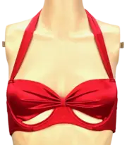 VICTORIA'S SECRET DREAM ANGELS WICKED OPEN CUP HALTER BRA BOW XS S M L XL NWT