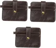[WRITWAA] Pcs Elegant Snap Closure Wallet for Men Card Pocket Holder Wallet Pack Purse Fashion Functional