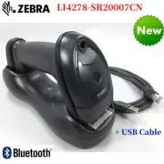 Zebra Symbol LI4278 Wireless 1D Bluetooth Barcode Scanner With USB Cable Cradle
