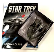 Norway Class (USS Budapest starship model with magazine #61 Eaglemoss new in box
