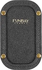 FunBay Magnetic Leather Barrel Rest for Shotguns, Sporting Clays Accessories, Trap Shooting Accessories, Skeet Shooting and Five Stand Muzzle Rest