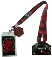 Dungeons & Dragons Lanyard D20 Charm Halloween D&D Dice Die Wizards Fantasy AD&D