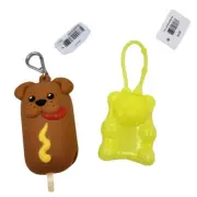 NWT Bath & Body Works Corn Dog Gummy Bear PocketBac Hand Sanitizer Clip Holders
