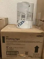 Tyvek TYDFT9 Self-Adhering Butyl Exterior Flashing Tape 9”x75’