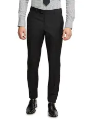 [Oxford] Dinner Suit Trousers with Side Tape in Black