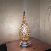 Copper Table Lamp - Table Lamp Light - Moroccan Lamp for Bedside Table