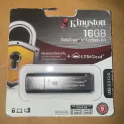 Kingston Data Traveler Locker + G3 16GB USB 3.0 Encrypted Secure Drive