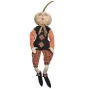 Gathered Traditions by Joe Spencer, Armand Pumpkin Figurine, 45 Inches