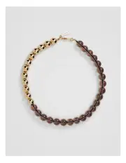 [Country Road] Pippa Beaded Necklace in Cocoa