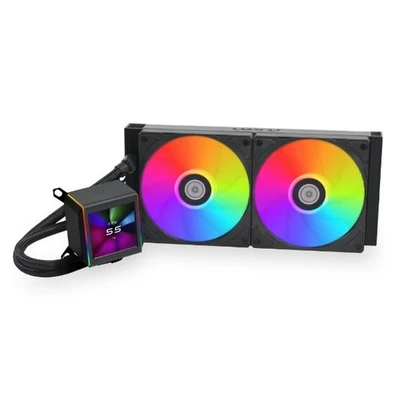 Lian-Li GA2ALCD28B Galahad II LCD 280mm CPU Liquid Cooler - Black