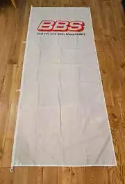 ✅ Large Original BBS Motorsport Flag/Banner (4000x1000) Wall Art FREE SHIPPING ✅