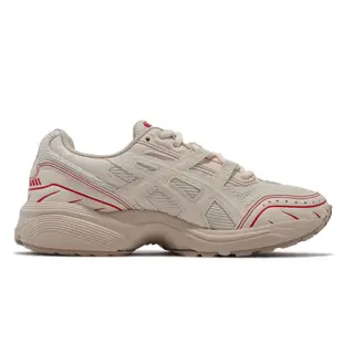 Asics 休閒鞋 GEL-1090 復古慢跑鞋 米白 紅 亞瑟士 韓國主打 男鞋 女鞋 ACS 1203A159200