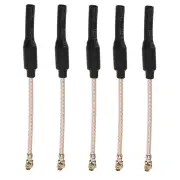 5pcs HGLRC 9cm 90mm 5.8G 2dBi U.FL IPEX IPX Omni Directional Linear Brass FPV Antenna RG178 For RC Drone