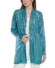 Anne Klein Sequin Cardigan
