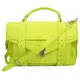 【展示全新 超低價】Proenza Schouler PS1 Medium 時尚皮革造型斜背包.螢光黃 C1現金價$37,800