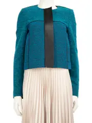 Blue Zip Up Jacket