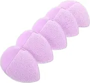 DECOMELODY 5pcs Reusable Facial Cleaning Gloves Soft Exfoliating Makeup Removal Sponges for All Skin Types Compact and Travel Friendly Cleaning