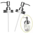 Stainless Steel Liquid Soap Dispenser Lids Jar Caps Mason Jar Lid Canning Lids