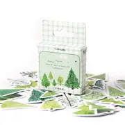 45Pcs/box Cute Stickers Tree Stickers Journal Diary Stickers Scrapbooking Notebooks Stickers