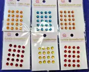 6 Pkg QUEEN & CO Twinkle Goosebumps Self-Adhesive Stickers Embellisment MULTI
