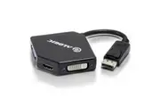 ALOGIC 3in1 DisplayPort to HDMI DVI VGA Adapter Male to 3Female [DP-VGDVHD-ADP]