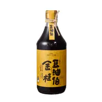 在飛比找PChome24h購物優惠-【豆油伯】金桂釀造醬油500ml(無添加糖黑豆醬油)x3