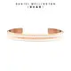 Daniel Wellington 手環 Emalie Bracelet 經典雙色手環-玫瑰金x白(DW00400005)/ 玫瑰金x白-Slim/ M