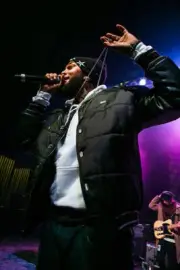 Travie McCoy at the 2013AMP 987 Kringle Jingle at The Fillmore on - Old Photo 6