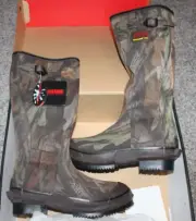WOLVERINE BOOTS GUIDE MASTER 17" KNEE BOOT ADVANTAGE TIMBER 9M 28503