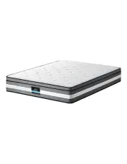 [Giselle Bedding] Mattress Gel Foam Pocket Spring King 30cm in White/Grey