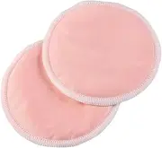 Nursing Reusable Pads, Pack of 8, Maternity/Pregnancy/Breastfeeding/Lactation, pink/white