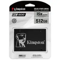 在飛比找蝦皮購物優惠-Kingston 金士頓 KC600 512G SSD 2.