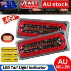 2X LED Tail Lights Stop Reverse Indicator 10V~30V Ute Trailer Caravan Truck Boat