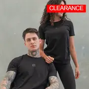 Womens Black on Black T-Shirt by Supplement Mart