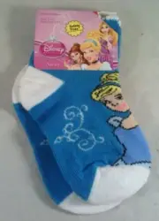 NWT Planet Sox Cinderella kids socks size 5-6.5, shoe size 5.5-8.5 Blue/white.