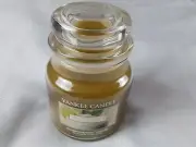 NOS Yankee Candle VANILLA LIME 14.5 oz Jar Candle Old Label 65-90 Hours 1107077