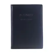 Pierre Cardin Leather Passport Holder/Cover Protected RFID Wallet Navy