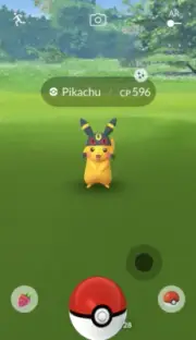 Shiny Pikachu wearing Umbreon hat - TRADE - REGISTERED Shiny